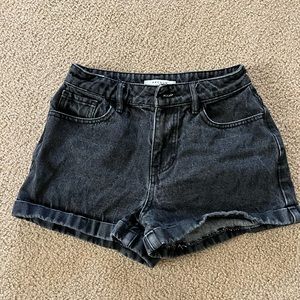 Pacsun Jean shorts black size 25